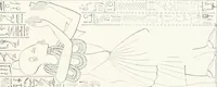 An illustration from The rock tombs of El Amarna (1903)
