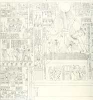 An illustration from The rock tombs of El Amarna (1903)