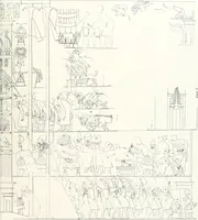 An illustration from The rock tombs of El Amarna (1903)