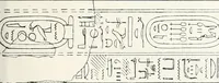 An illustration from The rock tombs of El Amarna (1903)