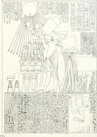 An illustration from The rock tombs of El Amarna (1903)