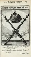 Picture 10 of 74 from Roemer Visschers Zinne-poppen : alle verciert met rÿmen en sommighe met proze (1669), leaf 77