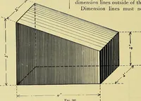An illustration from Rogers' drawing and design; an educational treatise relating to linear drawing; machine design; working drawings; transmission methods; steam, electrical and metal working machines and parts; lathes; boiler and parts; instruments and their use; tables, etc (1913)