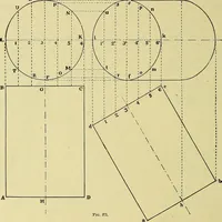 An illustration from Rogers' drawing and design; an educational treatise relating to linear drawing; machine design; working drawings; transmission methods; steam, electrical and metal working machines and parts; lathes; boiler and parts; instruments and their use; tables, etc (1913)