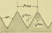 An illustration from Rogers' drawing and design; an educational treatise relating to linear drawing; machine design; working drawings; transmission methods; steam, electrical and metal working machines and parts; lathes; boiler and parts; instruments and their use; tables, etc (1913)
