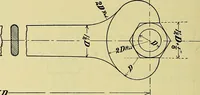 An illustration from Rogers' drawing and design; an educational treatise relating to linear drawing; machine design; working drawings; transmission methods; steam, electrical and metal working machines and parts; lathes; boiler and parts; instruments and their use; tables, etc (1913)