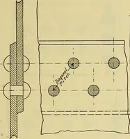 An illustration from Rogers' drawing and design; an educational treatise relating to linear drawing; machine design; working drawings; transmission methods; steam, electrical and metal working machines and parts; lathes; boiler and parts; instruments and their use; tables, etc (1913)