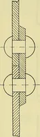 An illustration from Rogers' drawing and design; an educational treatise relating to linear drawing; machine design; working drawings; transmission methods; steam, electrical and metal working machines and parts; lathes; boiler and parts; instruments and their use; tables, etc (1913)