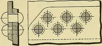 An illustration from Rogers' drawing and design; an educational treatise relating to linear drawing; machine design; working drawings; transmission methods; steam, electrical and metal working machines and parts; lathes; boiler and parts; instruments and their use; tables, etc (1913)