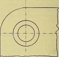 An illustration from Rogers' drawing and design; an educational treatise relating to linear drawing; machine design; working drawings; transmission methods; steam, electrical and metal working machines and parts; lathes; boiler and parts; instruments and their use; tables, etc (1913)