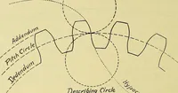 An illustration from Rogers' drawing and design; an educational treatise relating to linear drawing; machine design; working drawings; transmission methods; steam, electrical and metal working machines and parts; lathes; boiler and parts; instruments and their use; tables, etc (1913)