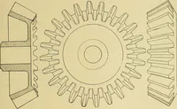 An illustration from Rogers' drawing and design; an educational treatise relating to linear drawing; machine design; working drawings; transmission methods; steam, electrical and metal working machines and parts; lathes; boiler and parts; instruments and their use; tables, etc (1913)