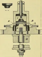 An illustration from Rogers' drawing and design; an educational treatise relating to linear drawing; machine design; working drawings; transmission methods; steam, electrical and metal working machines and parts; lathes; boiler and parts; instruments and their use; tables, etc (1913)