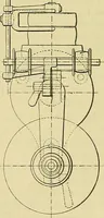 An illustration from Rogers' drawing and design; an educational treatise relating to linear drawing; machine design; working drawings; transmission methods; steam, electrical and metal working machines and parts; lathes; boiler and parts; instruments and their use; tables, etc (1913)