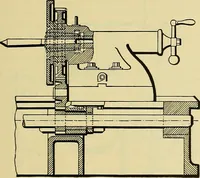 An illustration from Rogers' drawing and design; an educational treatise relating to linear drawing; machine design; working drawings; transmission methods; steam, electrical and metal working machines and parts; lathes; boiler and parts; instruments and their use; tables, etc (1913)