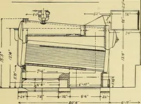 An illustration from Rogers' drawing and design; an educational treatise relating to linear drawing; machine design; working drawings; transmission methods; steam, electrical and metal working machines and parts; lathes; boiler and parts; instruments and their use; tables, etc (1913)