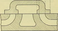 An illustration from Rogers' drawing and design; an educational treatise relating to linear drawing; machine design; working drawings; transmission methods; steam, electrical and metal working machines and parts; lathes; boiler and parts; instruments and their use; tables, etc (1913)