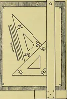 An illustration from Rogers' drawing and design; an educational treatise relating to linear drawing; machine design; working drawings; transmission methods; steam, electrical and metal working machines and parts; lathes; boiler and parts; instruments and their use; tables, etc (1913)