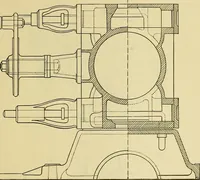 An illustration from Rogers' drawing and design; an educational treatise relating to linear drawing; machine design; working drawings; transmission methods; steam, electrical and metal working machines and parts; lathes; boiler and parts; instruments and their use; tables, etc (1913)