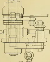 An illustration from Rogers' drawing and design; an educational treatise relating to linear drawing; machine design; working drawings; transmission methods; steam, electrical and metal working machines and parts; lathes; boiler and parts; instruments and their use; tables, etc (1913)