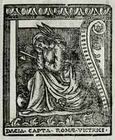 An illustration from Roma antica e moderna : nella quale si contengono chiese, monasterij, hospedali, compagnie, collegij, e seminarij, tempij, teatri, anfiteatri, naumachie, cerchi, fori, curie, palazzi, e statue, librerie, musei, pitture, scolture, & i nomi de gli artefici : indice de' sommi pontefici, imperatori, e duchi : con vna copiosissima tauola, & altre nuoue aggiunte (1653)