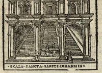 Picture 1 of 31 from Roma antica e moderna : nella quale si contengono chiese, monasterij, hospedali, compagnie, collegij e seminarij : tempij, teatri, anfiteatri, naumachie, cerchi, fori, curie, palazzi e statue : librarie, musei, pitture, scolture, & i nomi de gli artifici : indice de' sommi pontefici, imperatori, rè, e duchi : con vna copiosissima tauola, e aggiunta di tutte le cose notabili fatte sino al presente (1677), leaf 36