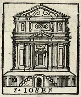 Picture 16 of 31 from Roma antica e moderna : nella quale si contengono chiese, monasterij, hospedali, compagnie, collegij e seminarij : tempij, teatri, anfiteatri, naumachie, cerchi, fori, curie, palazzi e statue : librarie, musei, pitture, scolture, & i nomi de gli artifici : indice de' sommi pontefici, imperatori, rè, e duchi : con vna copiosissima tauola, e aggiunta di tutte le cose notabili fatte sino al presente (1677), leaf 392