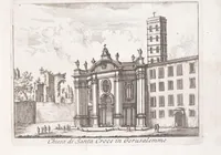 Picture 22 of 27 from Roma antica e moderna : nella quale si contengono chiese, monasterij, hospedali, compagnie, collegij e seminarij : tempij, teatri, anfiteatri, naumachie, cerchi, fori, curie, palazzi e statue : librarie, musei, pitture, scolture, & i nomi de gli artifici : indice de' sommi pontefici, imperatori, rè, e duchi : con vna copiosissima tauola, e aggiunta di tutte le cose notabili fatte sino al presente (1677), leaf 147