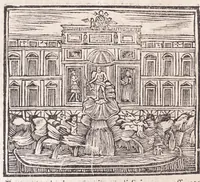 Picture 26 of 27 from Roma antica e moderna : nella quale si contengono chiese, monasterij, hospedali, compagnie, collegij e seminarij : tempij, teatri, anfiteatri, naumachie, cerchi, fori, curie, palazzi e statue : librarie, musei, pitture, scolture, & i nomi de gli artifici : indice de' sommi pontefici, imperatori, rè, e duchi : con vna copiosissima tauola, e aggiunta di tutte le cose notabili fatte sino al presente (1677), leaf 174
