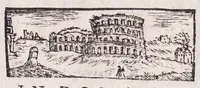 Picture 2 of 27 from Roma antica e moderna : nella quale si contengono chiese, monasterij, hospedali, compagnie, collegij e seminarij : tempij, teatri, anfiteatri, naumachie, cerchi, fori, curie, palazzi e statue : librarie, musei, pitture, scolture, & i nomi de gli artifici : indice de' sommi pontefici, imperatori, rè, e duchi : con vna copiosissima tauola, e aggiunta di tutte le cose notabili fatte sino al presente (1677), leaf 9