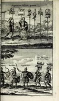 An illustration from Romae antiquae notitia, or, The antiquities of Rome : in two parts ... : with copper cuts of the principal buildings, &c. : to which are prefix'd two essays, concerning the Roman learning, and the Roman education (1696)