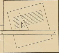 An illustration from A Roman alphabet and how to use it; a conventional Roman alphabet with full directions for its use in the lettering problems required in public, normal, art, and technical schools, and for the lettering problems which arise in the practice of architects, commercial illustrators, show-card writers and sign painters (1917)