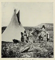 An illustration from The romance of the Colorado River : the story of its discovery in 1540, with an account of the later explorations, and with special reference to the voyages of Powell through the line of the great canyons (1903)