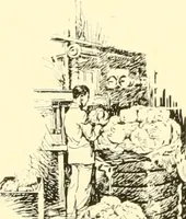 An illustration from The romance of lace, its historical background, its present manufacture, its varieties and uses (1920)