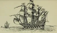 An illustration from The romance of the ship; the story of her origin and evolution (1911)