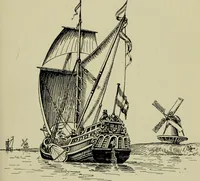 An illustration from The romance of the ship; the story of her origin and evolution (1911)