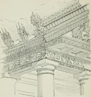 An illustration from Roman cities in Italy and Dalmatia (1910)