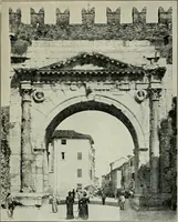 An illustration from Roman cities in Italy and Dalmatia (1910)