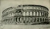 An illustration from Roman cities in Italy and Dalmatia (1910)