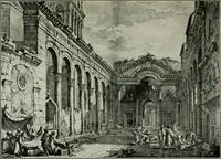 An illustration from Roman cities in Italy and Dalmatia (1910)
