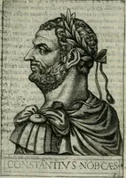 Picture 61 of 154 from Romanorvm imperatorvm effigies : elogijs ex diuersis scriptoribus per Thomam Treteru S. Mariae Transtyberim canonicum collectis (1583), leaf 142