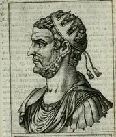 Picture 67 of 154 from Romanorvm imperatorvm effigies : elogijs ex diuersis scriptoribus per Thomam Treteru S. Mariae Transtyberim canonicum collectis (1583), leaf 154