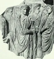 An illustration from Roman sculpture from Augustus to Constantine (1907)