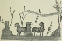 An illustration from Roma Sotterranea; or, Some account of the Roman catacombs especially of the cemetery of San Callisto, compiled from the works of Commendatore de Rossi with the consent of the author (1869)