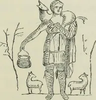 An illustration from Roma Sotterranea; or, Some account of the Roman catacombs especially of the cemetery of San Callisto, compiled from the works of Commendatore de Rossi with the consent of the author (1869)