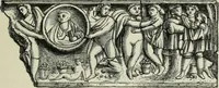 An illustration from Roma Sotterranea; or, Some account of the Roman catacombs especially of the cemetery of San Callisto, compiled from the works of Commendatore de Rossi with the consent of the author (1869)