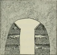 An illustration from Roma Sotterranea; or, Some account of the Roman catacombs especially of the cemetery of San Callisto, compiled from the works of Commendatore de Rossi with the consent of the author (1869)