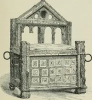 An illustration from Roma Sotterranea; or, Some account of the Roman catacombs especially of the cemetery of San Callisto, compiled from the works of Commendatore de Rossi with the consent of the author (1869)