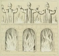 An illustration from Roma Sotterranea; or, Some account of the Roman catacombs especially of the cemetery of San Callisto, compiled from the works of Commendatore de Rossi with the consent of the author (1869)