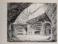 An illustration from Roma sotterranea : die römischen Katakomben. Eine Darstellung der neuesten Forschungen mit Zugrundelegung des Werkes (1873)